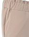 Бежевые брюки для беременных с поясом на кулиске Pietro Brunelli | Фото 7