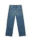 Синие джинсы с белыми заплатками MM6 Maison Margiela | Фото 2