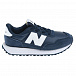 Синие кроссовки с белым логотипом NEW BALANCE | Фото 2