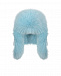 Меховая шапка ушанка, голубая Рина Поплавская | Фото 2