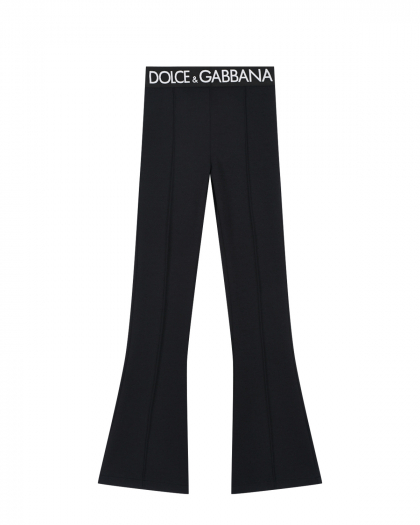 Брюки с лого на поясе Dolce&Gabbana | Фото 1