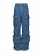 Синие джинсы карго ALINE | Фото 2