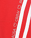 Красные спортивные брюки с полосками Monnalisa | Фото 3