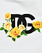 Комплект: комбинезон, повязка и слюнявчик, принт &quot;желтые розы&quot; Dolce&Gabbana | Фото 7