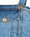 Голубой джинсовый полукомбинезон Balmain | Фото 5