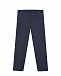 Синие брюки с поясом на кулиске Aletta | Фото 2