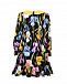 Бархатное платье с кружевной отделкой Dolce&Gabbana | Фото 2