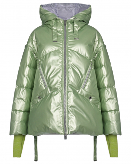 Зеленая куртка со съемными рукавами Diego M Зеленый, арт. 22IM-R267 - .0TC - 22IT-208 232 | Фото 1