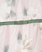 Светло-розовое платье с цветочным принтом Monnalisa | Фото 5