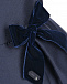 Темно-синее платье с вышивкой пайетками Baby A | Фото 3