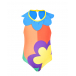 Купальник с крупным цветочным принтом Stella McCartney | Фото 1