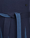 Темно-синее платье с плиссированной юбкой Emporio Armani | Фото 3