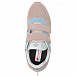 Розовые кроссовки с белым лого W6YZ | Фото 4