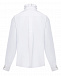 Белая рубашка с рюшей Philosophy Di Lorenzo Serafini | Фото 4