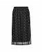 Черная плиссированная юбка с логотипом Calvin Klein | Фото 2