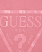 Розовая футболка с лого в треугольнике Guess | Фото 3