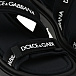 Сандалии черные на липучках с лого Dolce&Gabbana | Фото 6