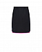 Черная юбка из эко-кожи No. 21 | Фото 2