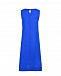 Льняное платье синего цвета Pietro Brunelli | Фото 2