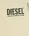 Кремовые бермуды с лого Diesel | Фото 3