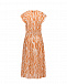 Оранжевое платье в полоску  | Фото 5
