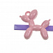 Зажим для волос фиолетовый с розовой собачкой Tais | Фото 3