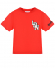 Красная футболка с графическим логотипом Burberry | Фото 1