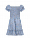 Голубое платье с цветочным принтом Dan Maralex | Фото 2