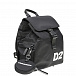 Черный рюкзак с белым лого, 24x19x15 см Dsquared2 | Фото 2