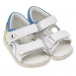 Белые сандалии с синей отделкой Falcotto | Фото 1