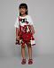 Платье с принтом &quot;маки&quot; на юбке Dolce&Gabbana | Фото 2