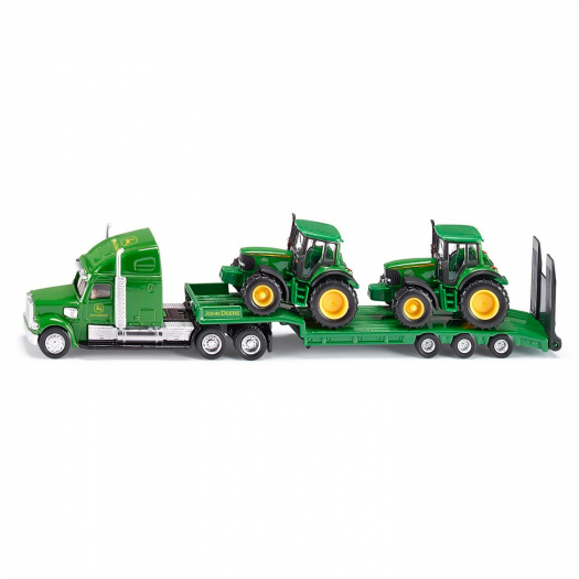 Тягач с двумя тракторами John Deere 1:87 Siku | Фото 1