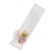 Белая повязка с розовой цветочной аппликацией Amaya | Фото 1