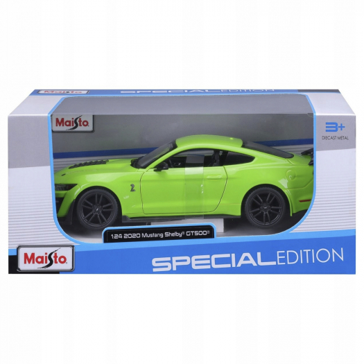 Машина Ford Mustang Shelby GT500 - New 1:24 SP (B)-2020 Maisto | Фото 1