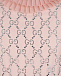 Розовое платье с логотипом из страз GUCCI | Фото 4