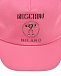 Розовая бейсболка с логотипом Moschino | Фото 3