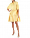 Желтое платье с короткими рукавами Dan Maralex | Фото 5