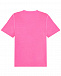 Розовая футболка с зеленым логотипом Dsquared2 | Фото 2