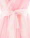 Розовое платье с поясом Aletta | Фото 4