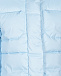 Голубое стеганое пальто-пуховик Poivre Blanc | Фото 3