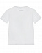 Белая футболка с принтом &quot;теннисистка&quot; Emporio Armani | Фото 2