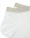 Белые носки с золотистой отделкой люрексом Story Loris | Фото 2