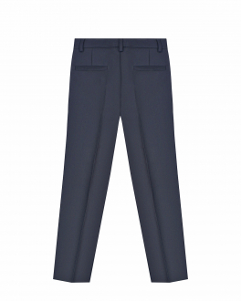 Синие классические брюки из шерсти Dal Lago Синий, арт. N104 2015 1 | Фото 2