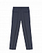 Синие классические брюки из шерсти Dal Lago | Фото 2