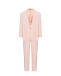 Костюм классический однобортный пиджак из вискозы, светло-розовый Stella McCartney | Фото 1