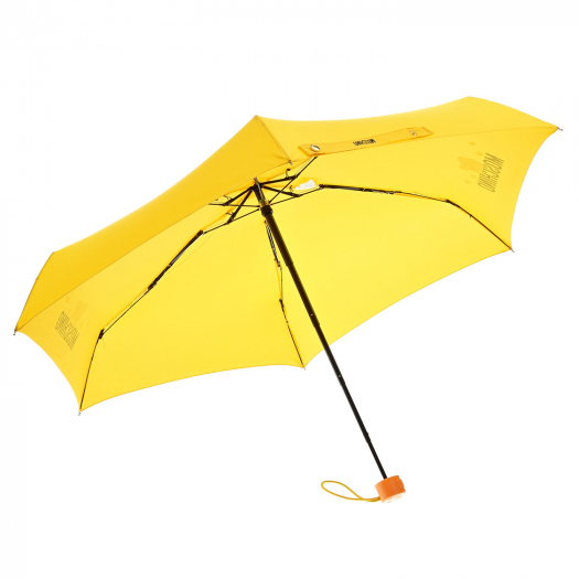 Желтый зонт с логотипом Moschino | Фото 1