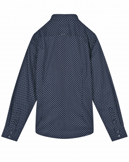 Темно-синяя рубашка с длинными рукавами Antony Morato Синий, арт. MKSL00257-FA430531-7073 ST012 INK BLU | Фото 2