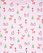 Розовая пижама с рождественским принтом Kissy Kissy | Фото 4