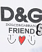 Боди из хлопка с логотипом Dolce&Gabbana | Фото 4