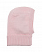 Розовая шапка-шлем с декором &quot;зайчик&quot; Il Trenino | Фото 2